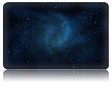 KECC Macbook Case with Cut Out Logo + Sleeve Package | Galaxy Space Collection - Blue