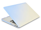 KECC Macbook Case with Cut Out Logo + Keyboard Cover Package | Color Collection - Blue Cream