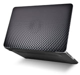 KECC Macbook Case with Cut Out Logo | Color Collection - Black Carbon Fiber