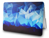 KECC Macbook Case with Cut Out Logo | Color Collection - Blue Diamond