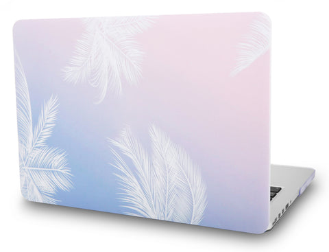 KECC Macbook Case with Cut Out Logo | Color Collection - Blue Feather