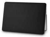 KECC Macbook Case with Cut Out Logo + Sleeve Package | Leather Collection - Black Leather