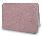 KECC Macbook Case with Cut Out Logo + Keyboard Cover Package | Baby pink sparkling