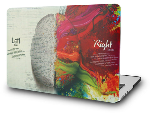 KECC Macbook Case with Cut Out Logo | Color Collection - Brain