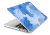 KECC Macbook Case with Cut Out Logo | Color Collection -  Blue - Water Paint