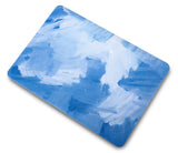 KECC Macbook Case with Cut Out Logo | Color Collection -  Blue - Water Paint