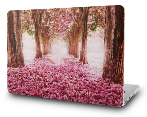 KECC Macbook Case with Cut Out Logo | Color Collection - Cherry Blossoms