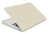 KECC Macbook Case with Cut Out Logo + Keyboard Cover Package | Color Collection - Cream