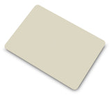 KECC Macbook Case with Cut Out Logo + Keyboard Cover Package | Color Collection - Cream