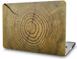 KECC Macbook Case with Cut Out Logo | Wood Collection - Cracked Wood