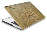KECC Macbook Case with Cut Out Logo | Wood Collection - Cracked Wood