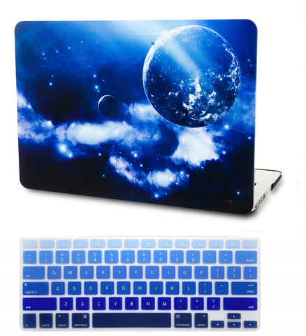 KECC Macbook Case with Cut Out Logo + Keyboard Cover Package | Color Collection -  Earth