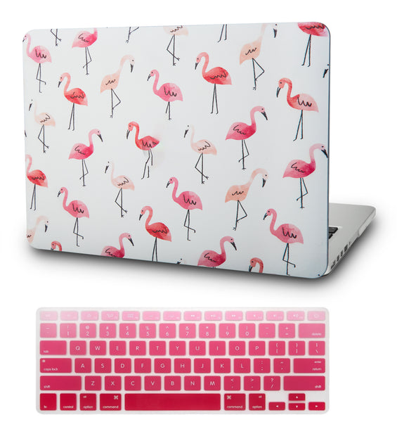 Flamingo macbook clearance case