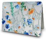KECC Macbook Case with Cut Out Logo + Keyboard Cover Package | Floral Collection - Floral Pattern