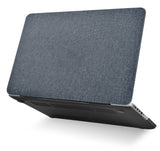 KECC Macbook Case with Cut Out Logo + Keyboard Cover Package | Color Collection - Grey Fabric