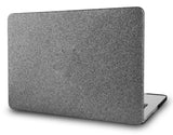 KECC Macbook Case with Cut Out Logo | Color Collection - Sparkly Grey