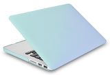 KECC Macbook Case with Cut Out Logo + Keyboard Cover Package |  Green Serenity Blue