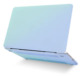 KECC Macbook Case with Cut Out Logo + Keyboard Cover Package |  Green Serenity Blue