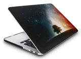 KECC Macbook Case with Cut Out Logo + Keyboard Cover and Sleeve Package | Galaxy Space Collection - Lonely Tree