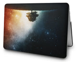 KECC Macbook Case with Cut Out Logo + Keyboard Cover and Sleeve Package | Galaxy Space Collection - Lonely Tree