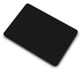 KECC Macbook Case with Cut Out Logo + Keyboard Cover Package | Color Collection - Matte Black