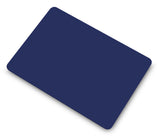 KECC Macbook Case with Cut Out Logo + Keyboard Cover Package | Color Collection - Matte Navy