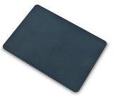 KECC Macbook Case with Cut Out Logo + Keyboard Cover and Sleeve Package | Matte Navy Green