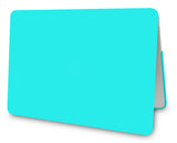 KECC Macbook Case with Cut Out Logo + Keyboard Cover Package | Color Collection - Matte Tiffany Blue