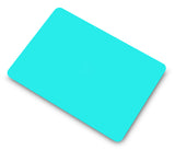 KECC Macbook Case with Cut Out Logo + Keyboard Cover Package | Color Collection - Matte Tiffany Blue