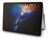 KECC Macbook Case with Cut Out Logo + Keyboard Cover Package | Night Sky