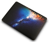 KECC Macbook Case with Cut Out Logo + Keyboard Cover Package | Night Sky