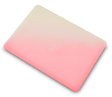 KECC Macbook Case with Cut Out Logo + Keyboard Cover Package | Color Collection - Pink Cream