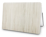 KECC Macbook Case with Cut Out Logo + Sleeve Package | Wood Collection - Pine Wood 2