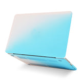 KECC Macbook Case with Cut Out Logo + Keyboard Cover Package | Color Collection - Pale Pink Blue