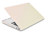 KECC Macbook Case with Cut Out Logo + Keyboard Cover Package | Color Collection - Pale Pink Cream