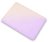 KECC Macbook Case with Cut Out Logo + Keyboard Cover Package | Pale Pink Pale Purple