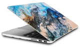 KECC Macbook Case with Cut Out Logo + Keyboard Cover Package | Oil Painting Collection - Sea