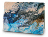 KECC Macbook Case with Cut Out Logo + Keyboard Cover Package | Oil Painting Collection - Sea