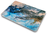 KECC Macbook Case with Cut Out Logo + Keyboard Cover Package | Oil Painting Collection - Sea