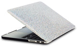 KECC Macbook Case with Cut Out Logo | Color Collection - Silver Gliter
