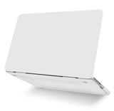 KECC Macbook Case with Cut Out Logo + Keyboard Cover Package | Color Collection - Sand White