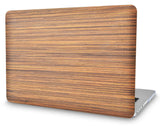 KECC Macbook Case with Cut Out Logo | Leather Collection - Wood Leather 2