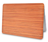 KECC Macbook Case with Cut Out Logo + Keyboard Cover Package | Wood Leather 32