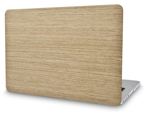 KECC Macbook Case with Cut Out Logo | Leather Collection - Wood Leather 5
