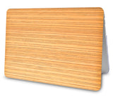 KECC Macbook Case with Cut Out Logo + Keyboard Cover Package | Wood Leather 6