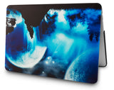 KECC Macbook Case with Cut Out Logo | Galaxy Space Collection - Wolf