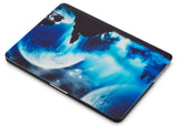 KECC Macbook Case with Cut Out Logo | Galaxy Space Collection - Wolf
