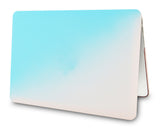 KECC Macbook Case with Cut Out Logo + Keyboard Cover Package | Color Collection - Pale Pink Blue