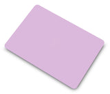 KECC Macbook Case with Cut Out Logo + Keyboard Cover Package | Lavender