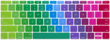 Macbook Case with Keyboard Cover and Sleeve Package | Galaxy Space Collection -  Colorful Space - Case Kool